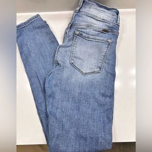 High-Wasted Skinny Jeans, light wash full length KanCan Jeans